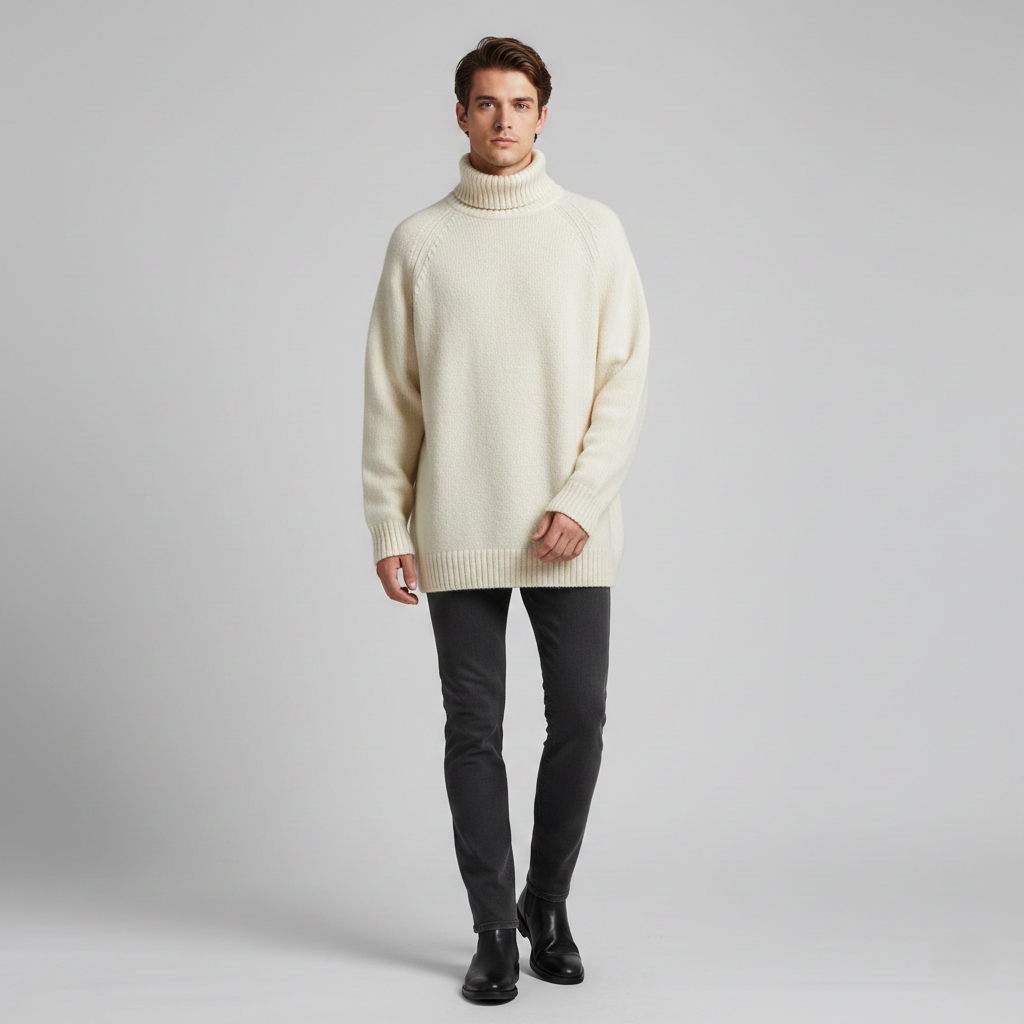 Oversized Turtleneck Sweater