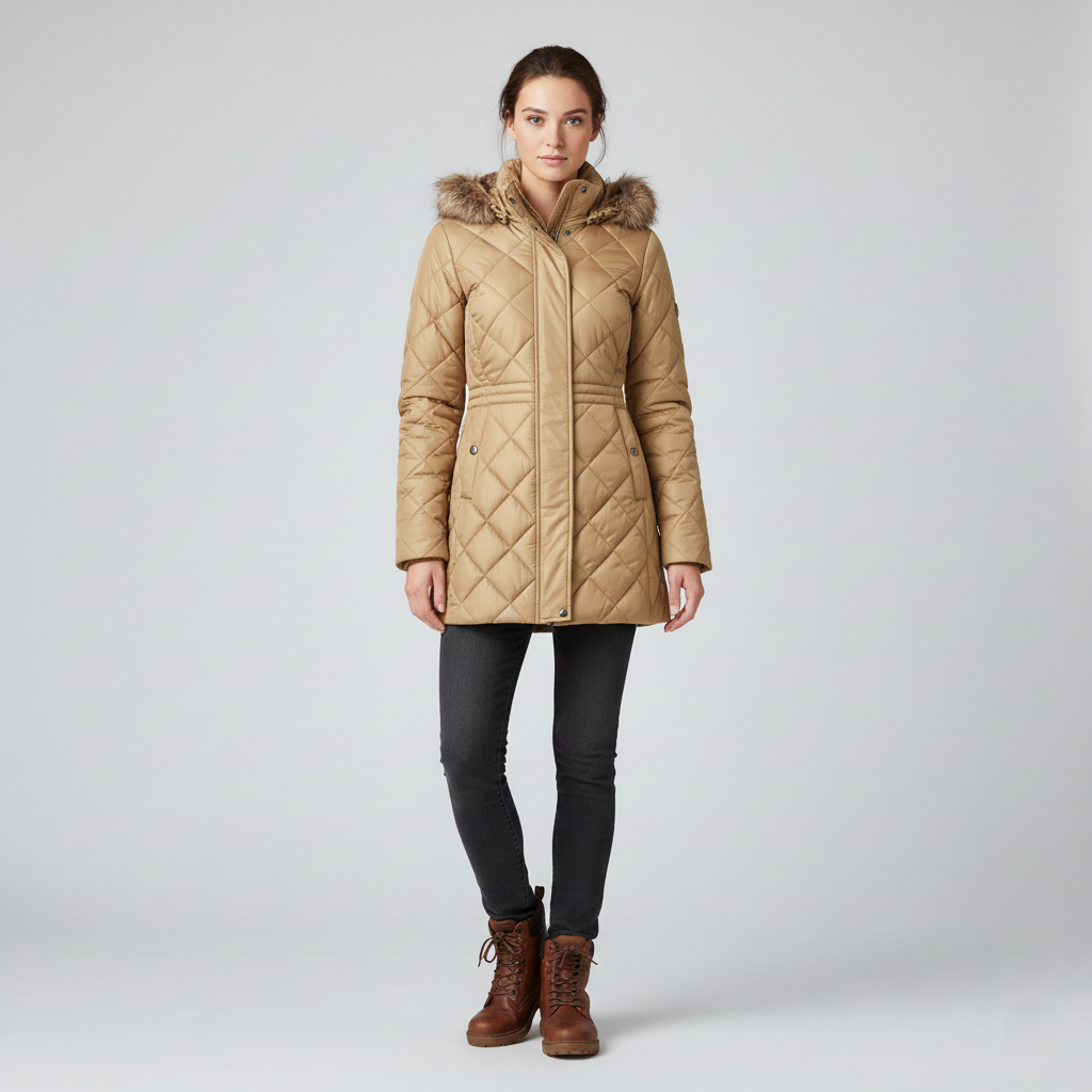 Quilted Parka Jacket