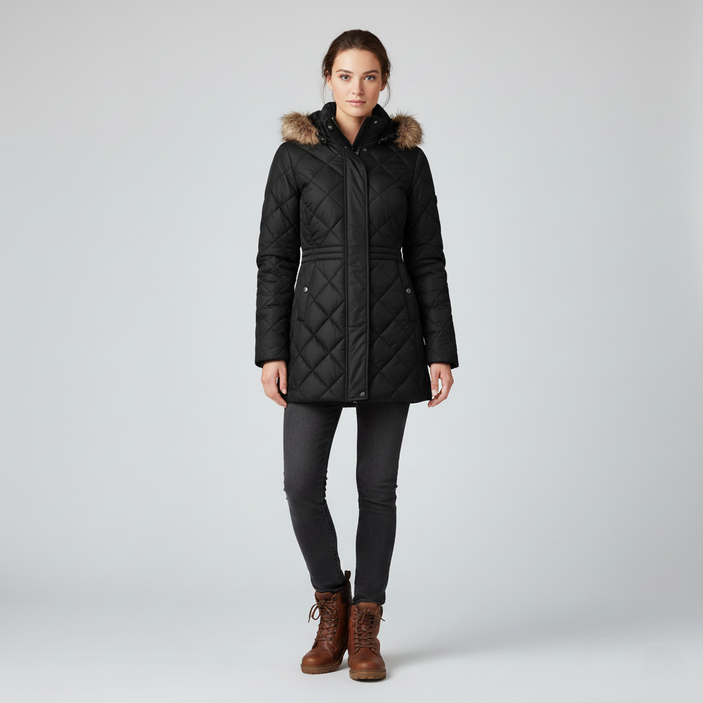 Quilted Parka Jacket