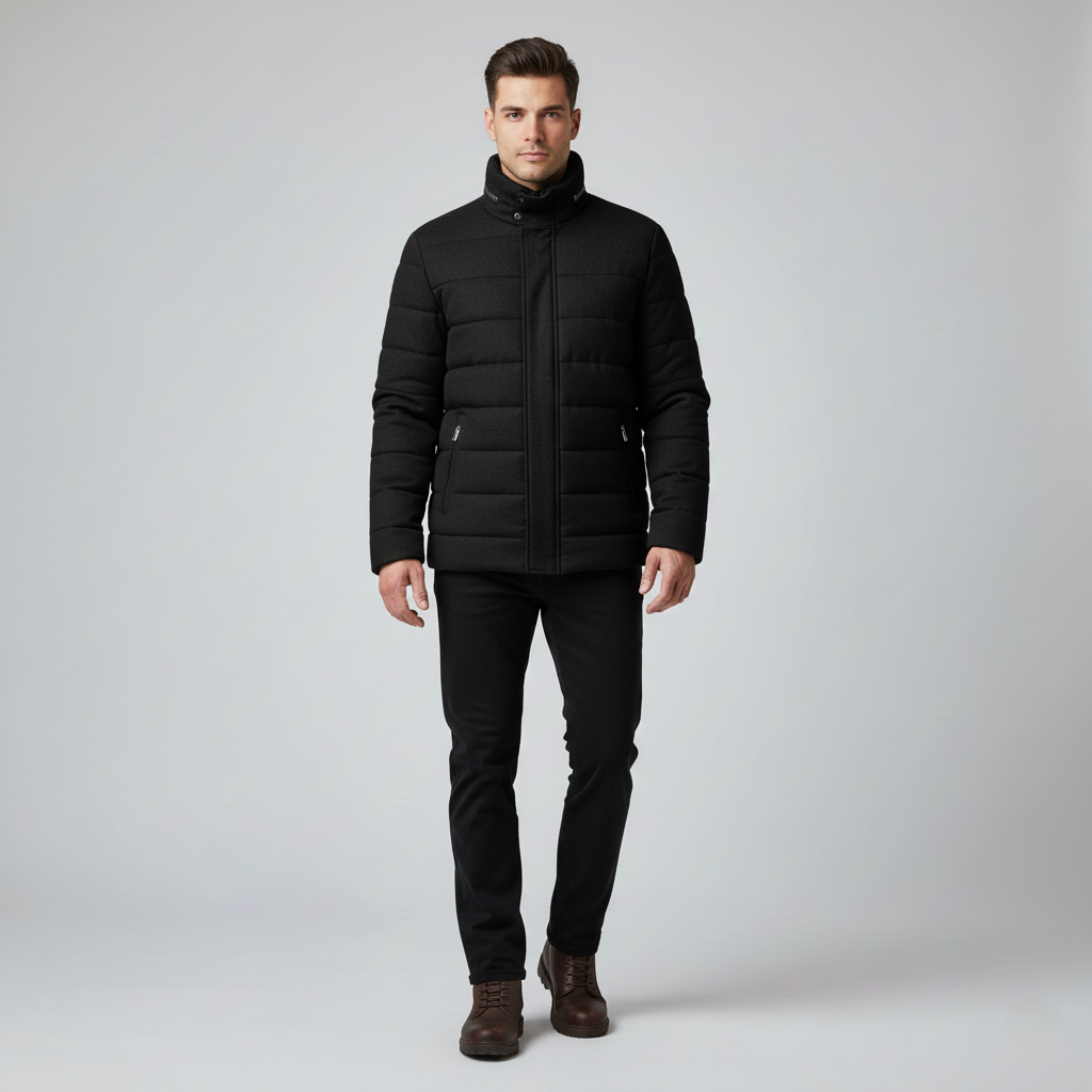 Stand-Collar Winter Jacket