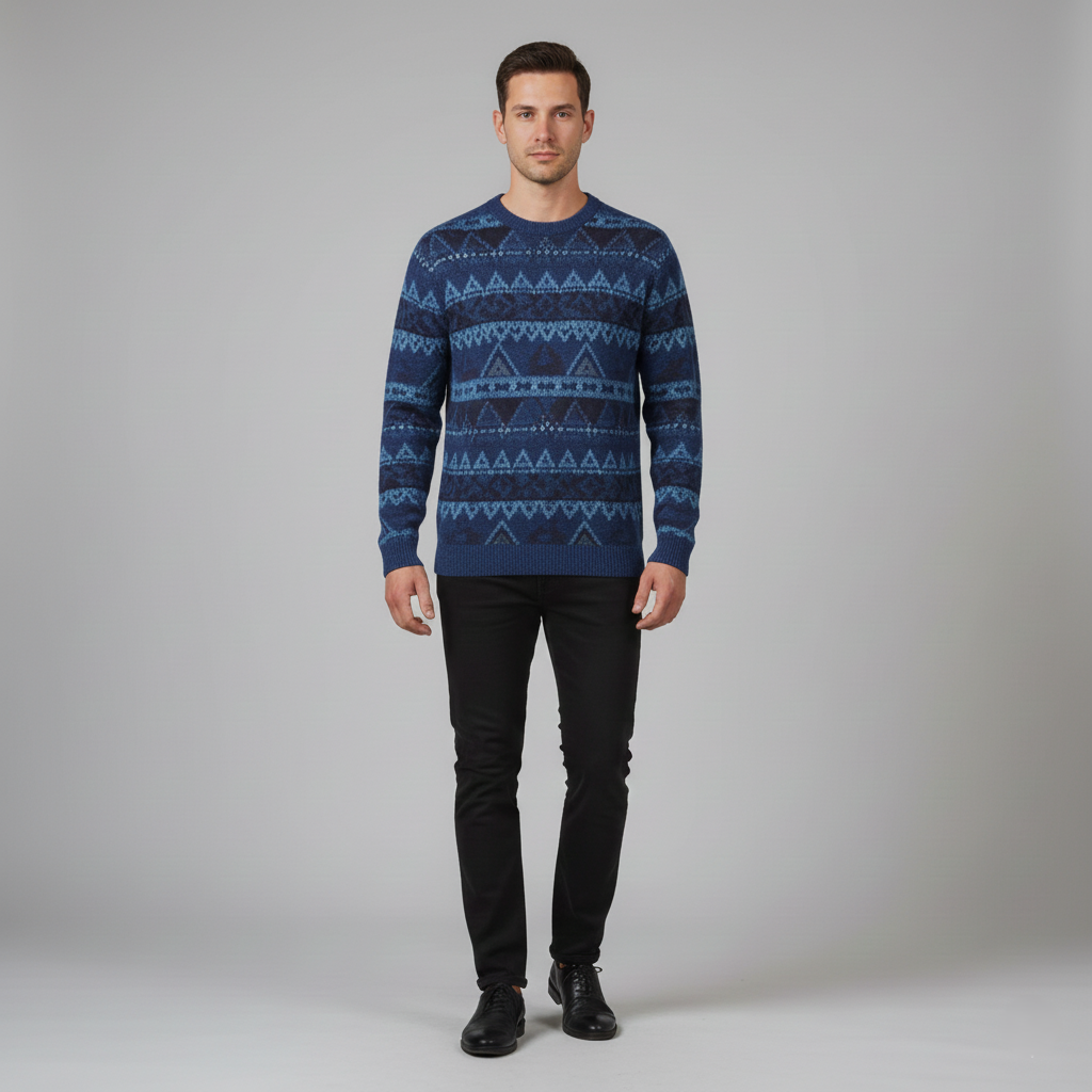 Geometric Pattern Sweater