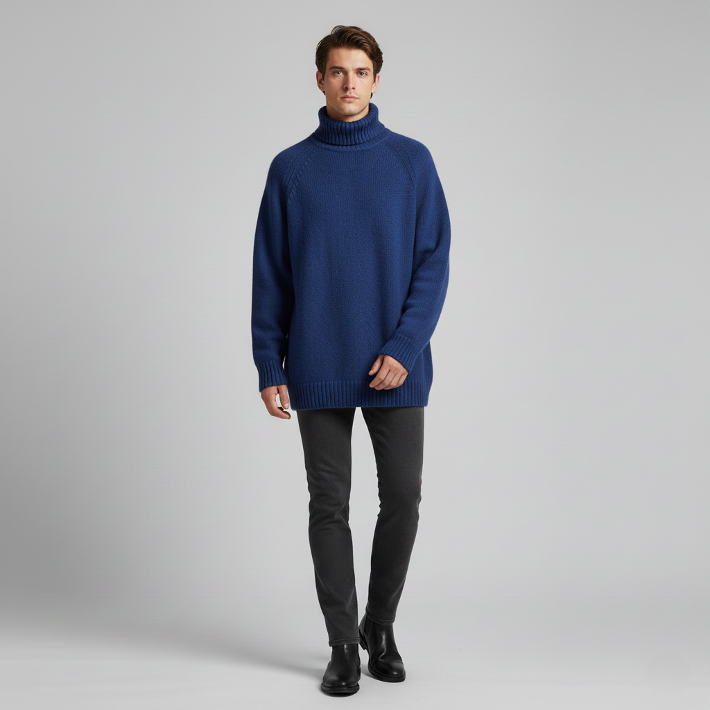 Oversized Turtleneck Sweater