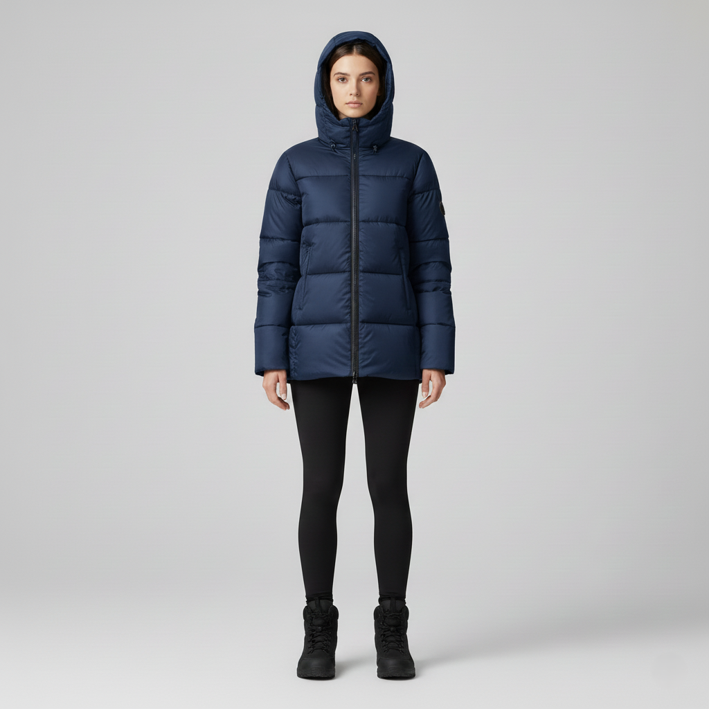 Puffer Jacket with Hood
