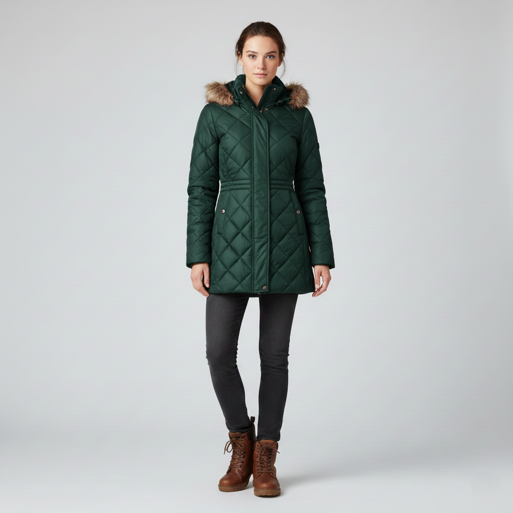Quilted Parka Jacket