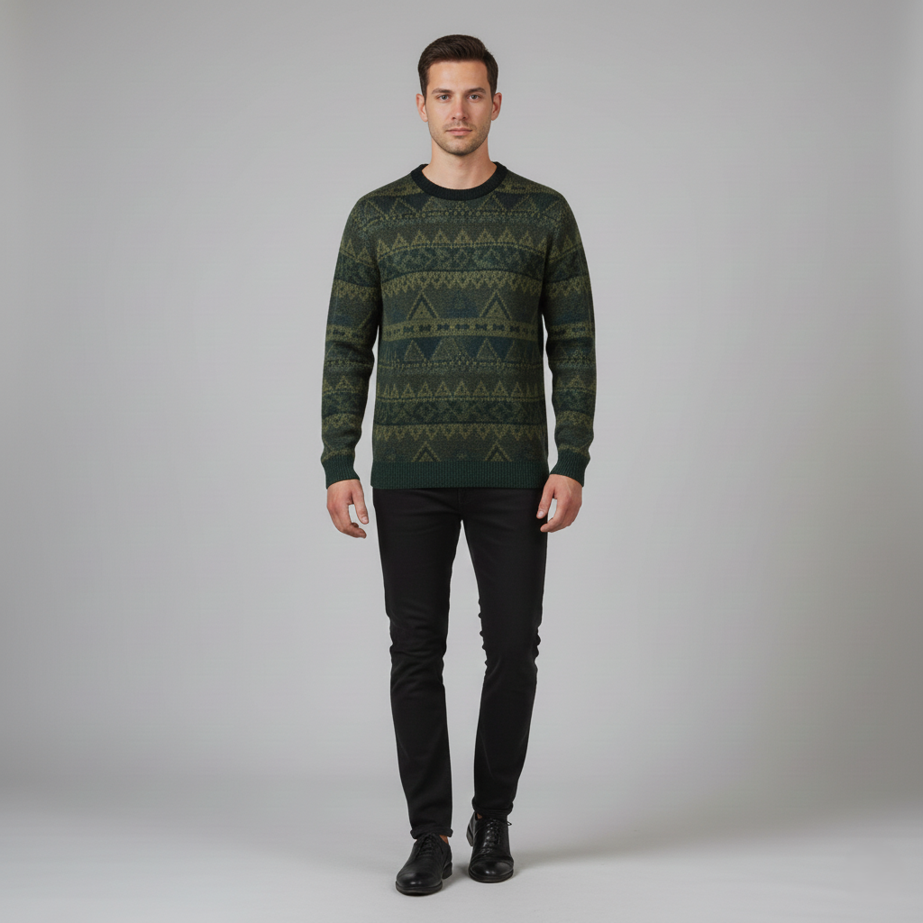 Geometric Pattern Sweater