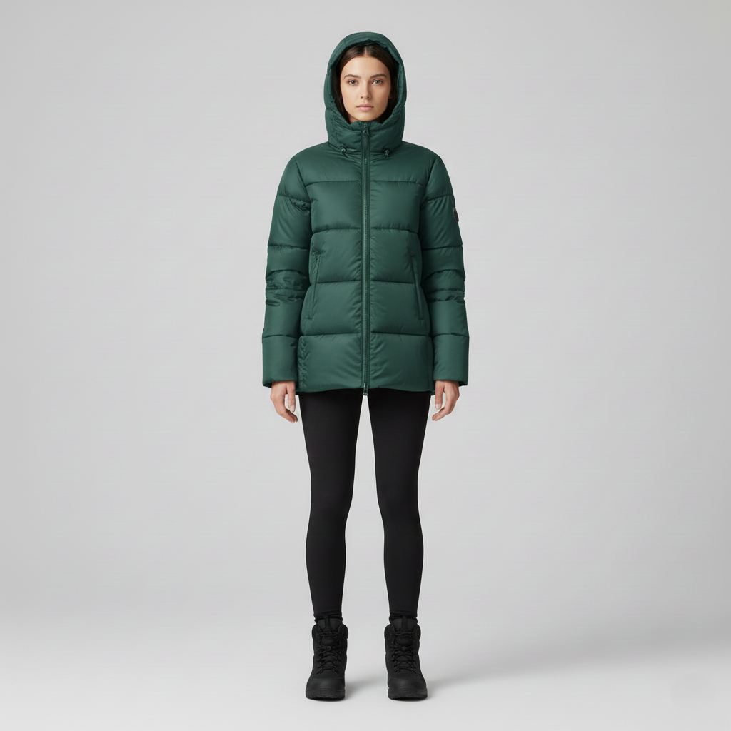 Puffer Jacket with Hood