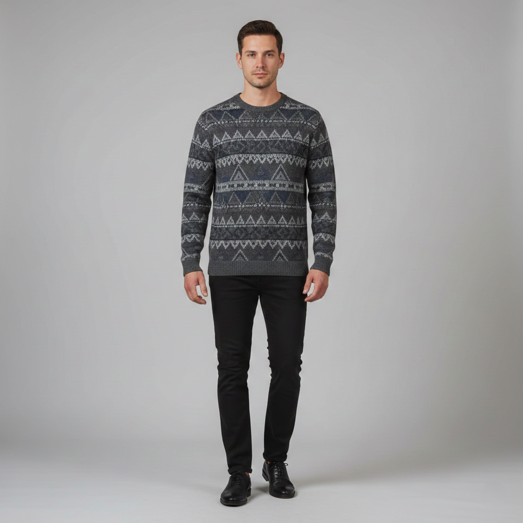 Geometric Pattern Sweater