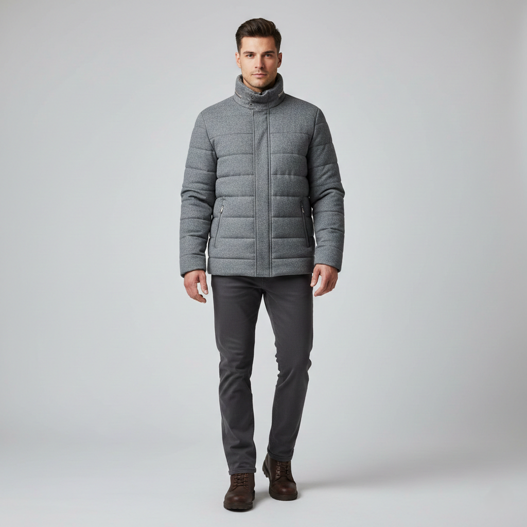 Stand-Collar Winter Jacket