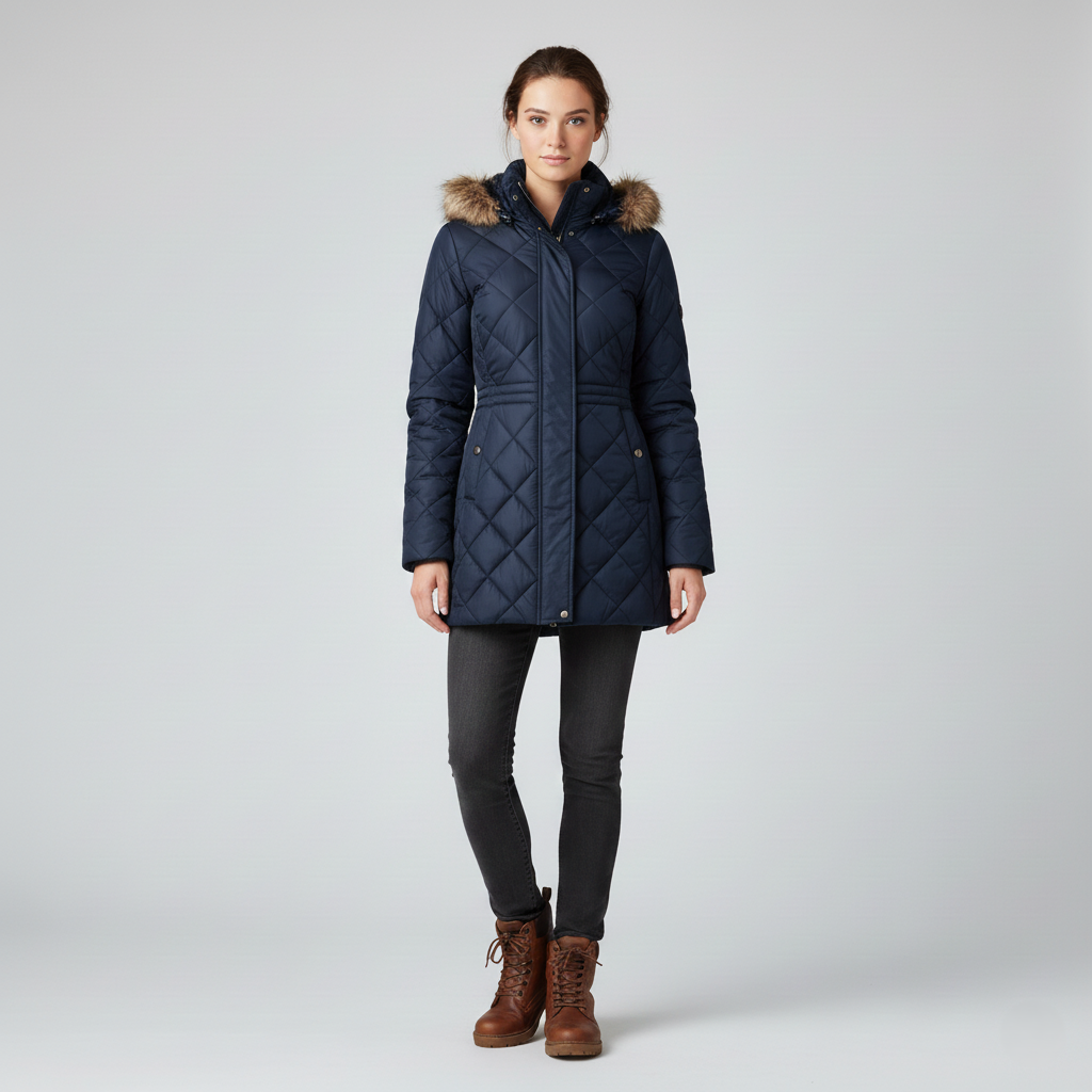 Quilted Parka Jacket