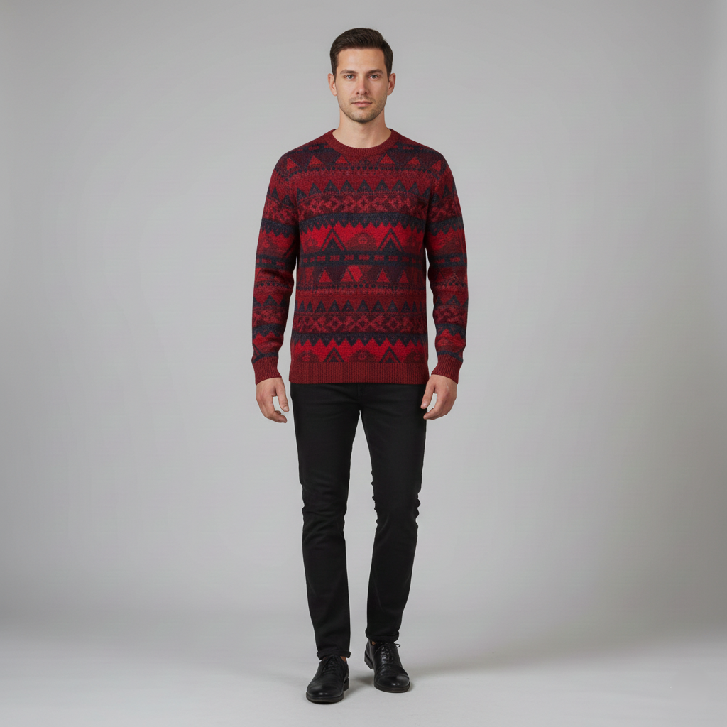 Geometric Pattern Sweater