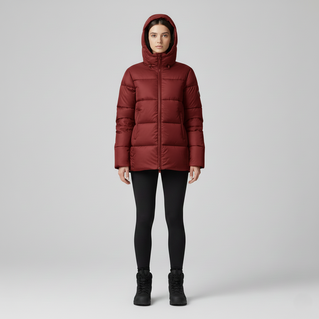 Puffer Jacket with Hood