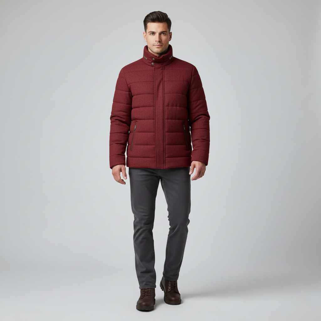 Stand-Collar Winter Jacket