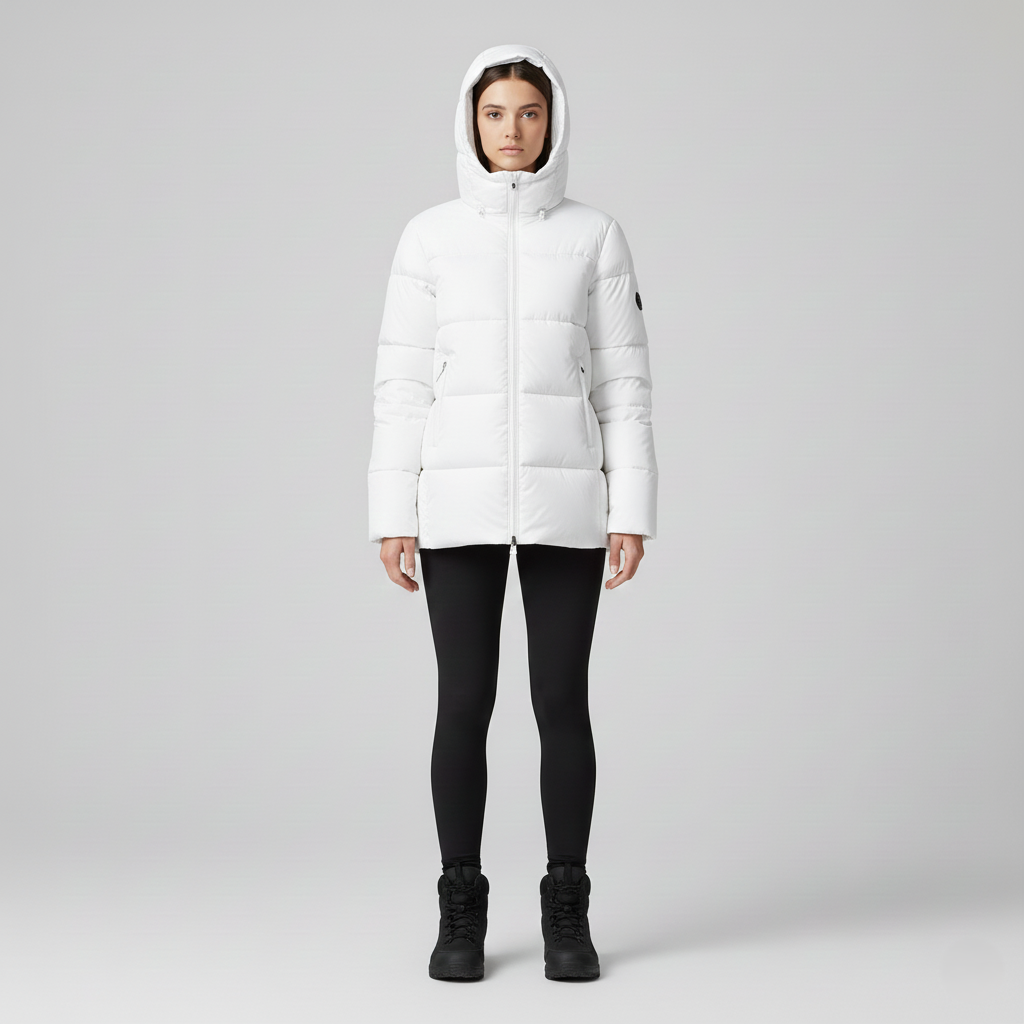 Puffer Jacket with Hood